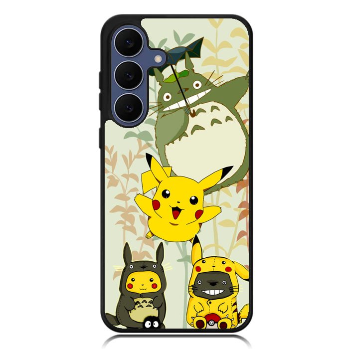 Totoro Love Pikachu Pokemon Samsung Galaxy S25 FE Case BC1309