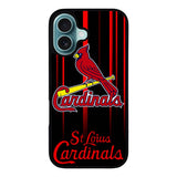 St. Louis Cardinals logo Case iPhone 16 Plus BC1316