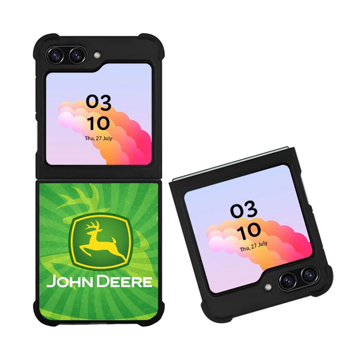 John Deere Tractors logo Case Samsung Galaxy Z Flip 5 5G BC1327
