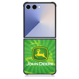 John Deere Tractors logo Samsung Galaxy Z Flip 7 Case BC1327
