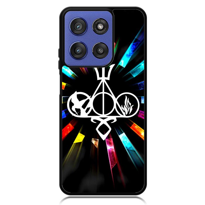 Harry Potter Divergent City of Bones  Hunger Games Logo Z3373 Motorola Moto G Stylus 5G 2025 Case