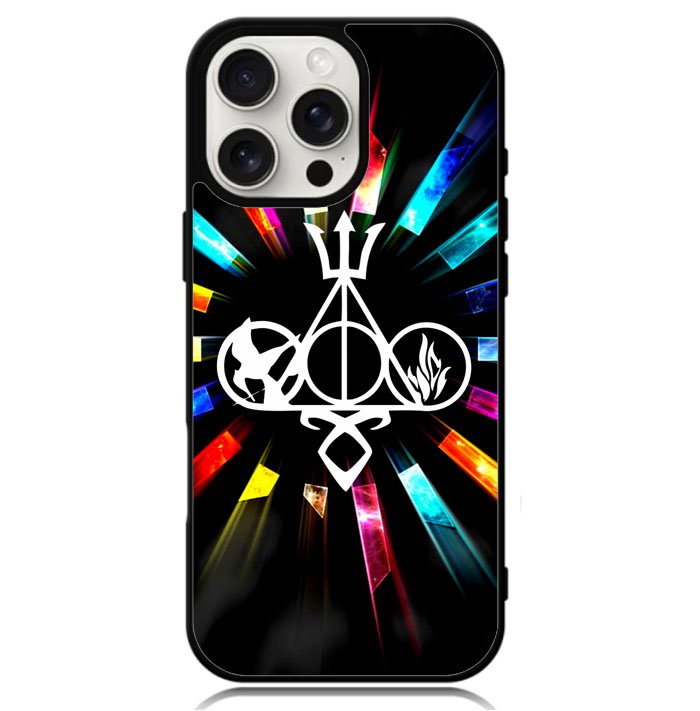 Harry Potter Divergent City of Bones  Hunger Games Logo Z3373 iPhone 16 Pro Case