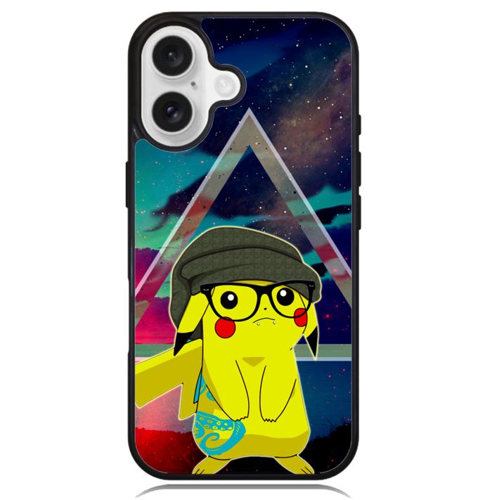 Hipster Pikachu Z3422 iPhone 16 Case