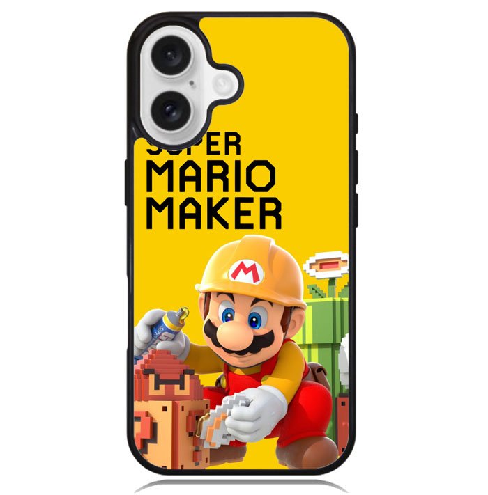 super mario maker Z3515 iPhone 16 Plus Case