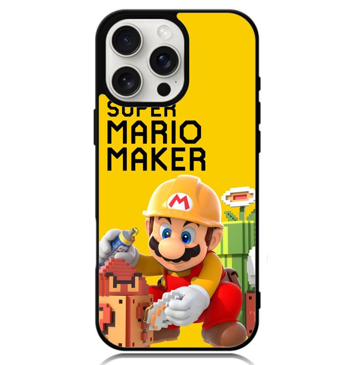 super mario maker Z3515 iPhone 16 Pro Max Case