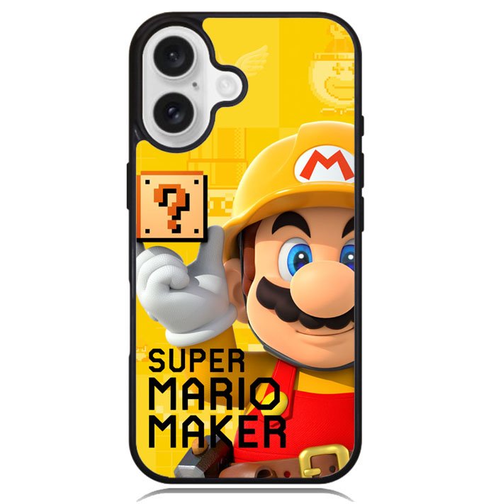 super mario maker yellow Z3516 iPhone 16 Plus Case