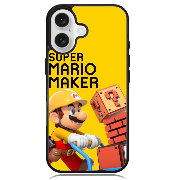 super mario yellow maker Z3525 iPhone 16 Plus Case