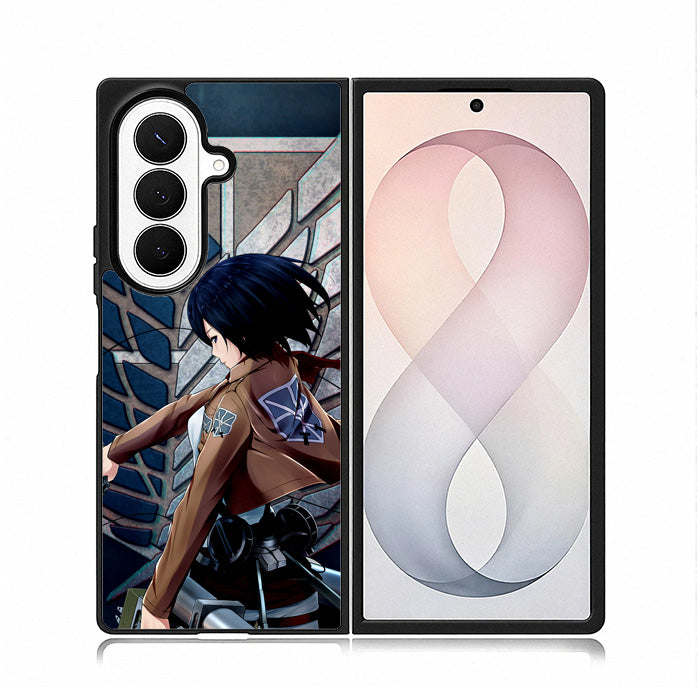 Attack on Titan Mikasa Z3546 Samsung Galaxy Z Fold 8 Ultra Case