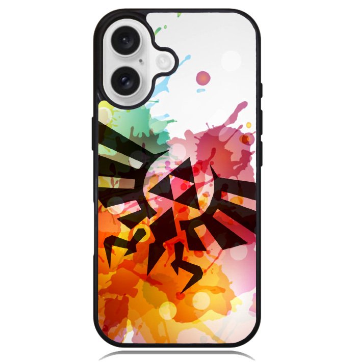 Legend of Zelda Symbol Paint Case iPhone 16 BC1334