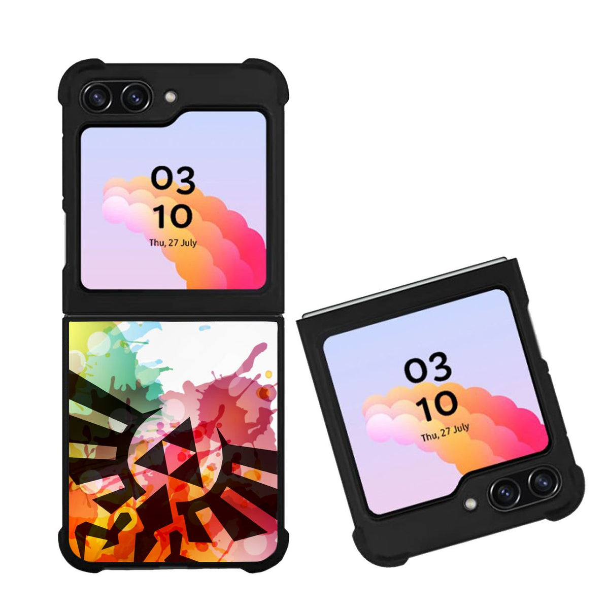 Legend of Zelda Symbol Paint Case Samsung Galaxy Z Flip 5 5G BC1334