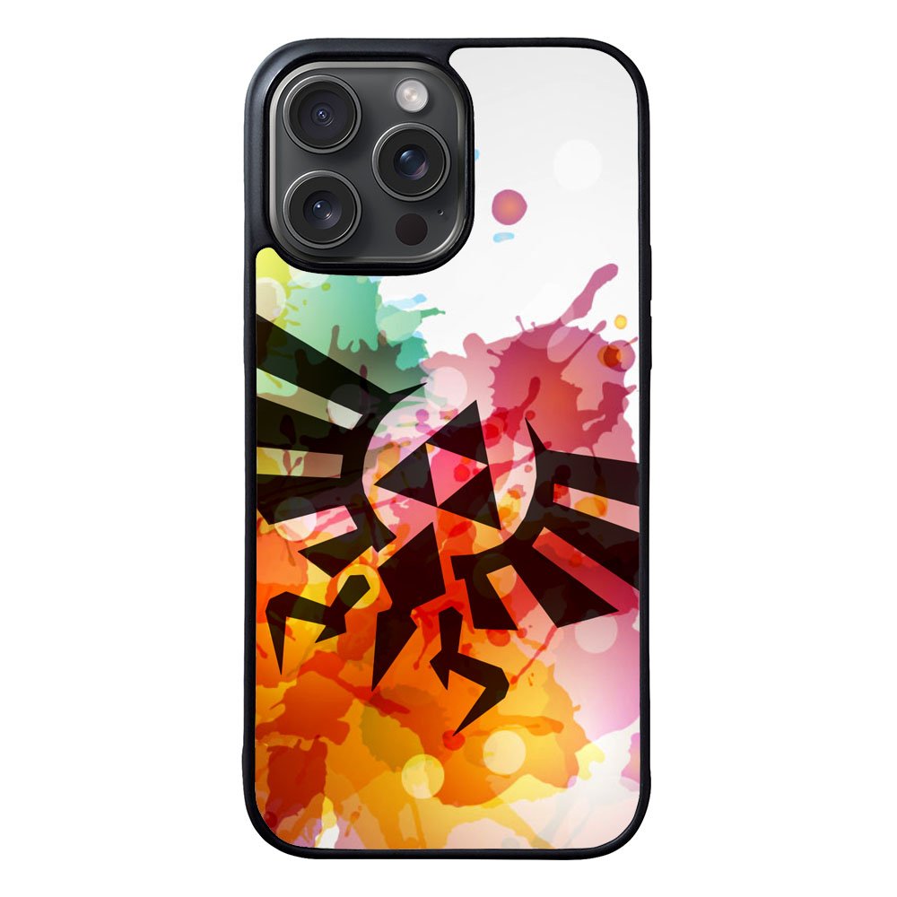 Legend of Zelda Symbol Paint Case iPhone 15 Pro BC1334