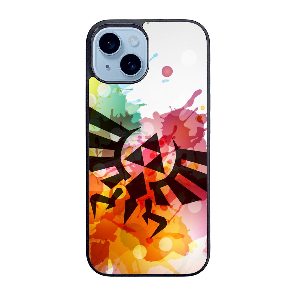 Legend of Zelda Symbol Paint Case iPhone 15 BC1334