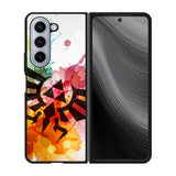 Legend of Zelda Symbol Paint Case Samsung Galaxy z Fold 5 5G BC1334