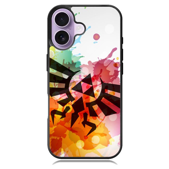 Legend of Zelda Symbol Paint iPhone 17 Case BC1334