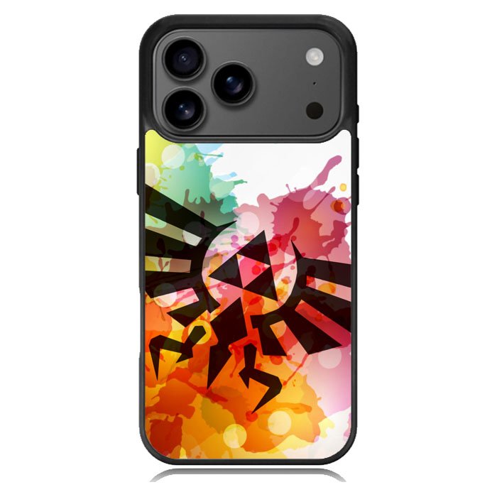 Legend of Zelda Symbol Paint iPhone 17 Pro Case BC1334
