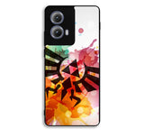 Legend of Zelda Symbol Paint Motorola Moto Edge 2024 Case FE1039