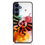Legend of Zelda Symbol Paint Samsung Galaxy S25 FE Case BC1334