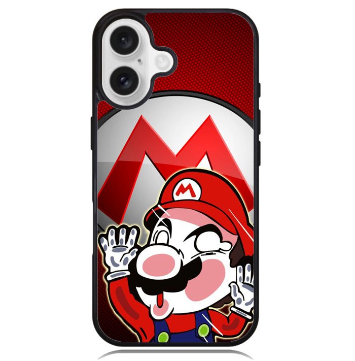 Sticker hit glass Mario Z3690 iPhone 16 Plus Case