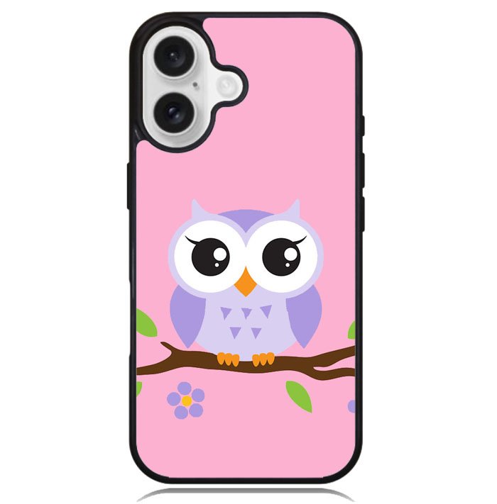Owl Cute Z3814 iPhone 16 Plus Case
