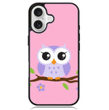Owl Cute Z3814 iPhone 16 Plus Case