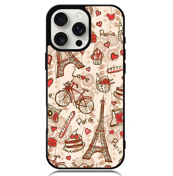 paris vintage Z3833 iPhone 16 Pro Max Case