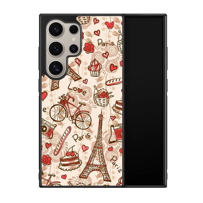 paris vintage Z3833 Samsung Galaxy S25 Ultra 5G Case