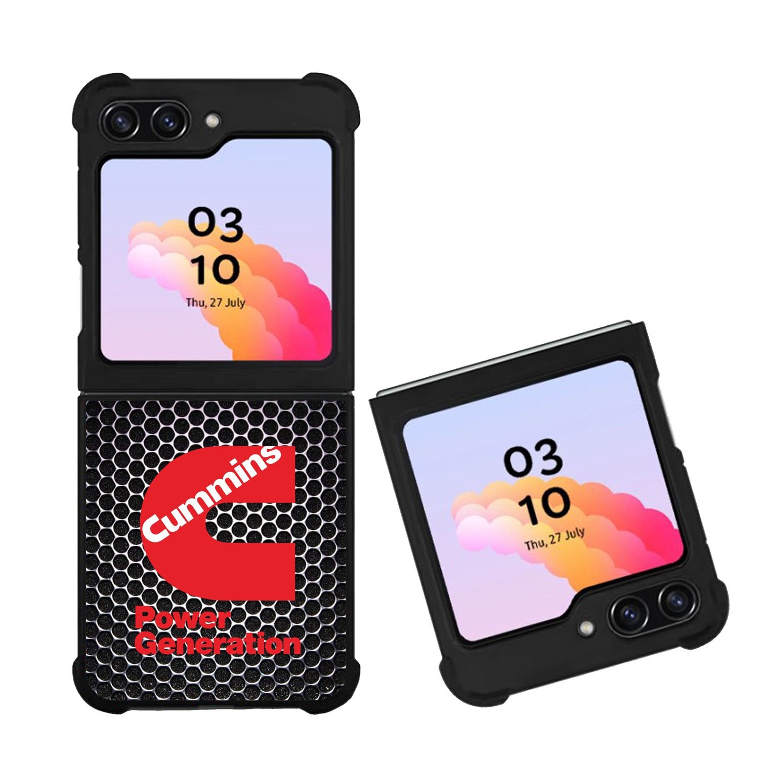 cummins Power Generation logo Case Samsung Galaxy Z Flip 5 5G BC1343