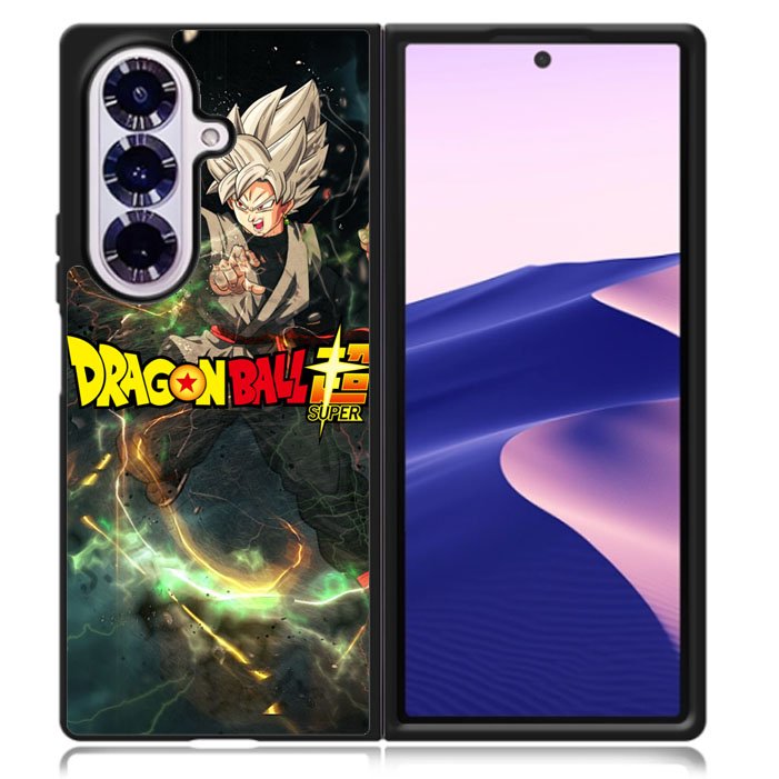 black goku dragon ball zuper Samsung Galaxy Z Fold 7 5G Case BC1349