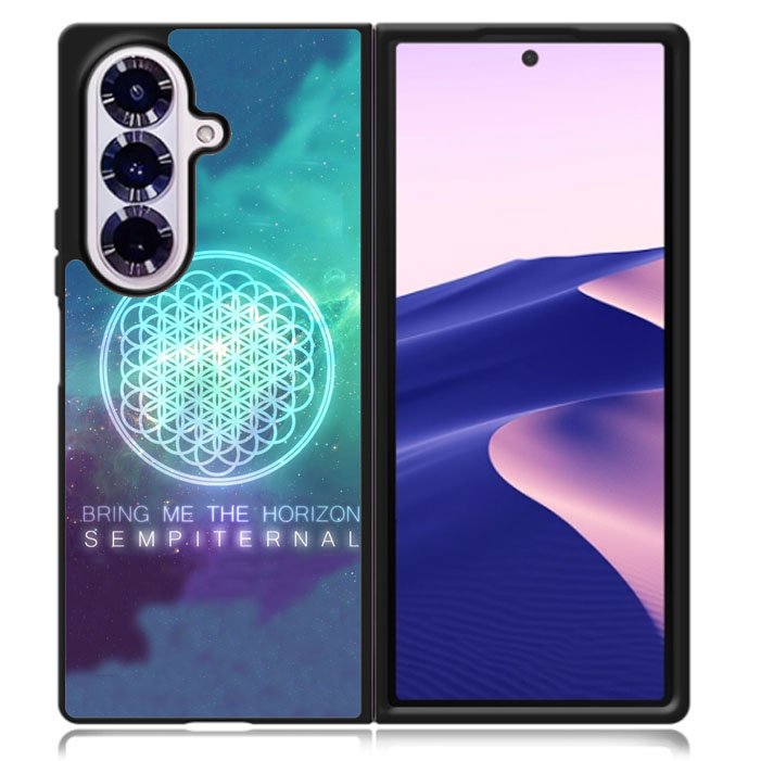 bring me the horizon logo sempiternal Galaxy Samsung Galaxy Z Fold 7 5G Case BC1350
