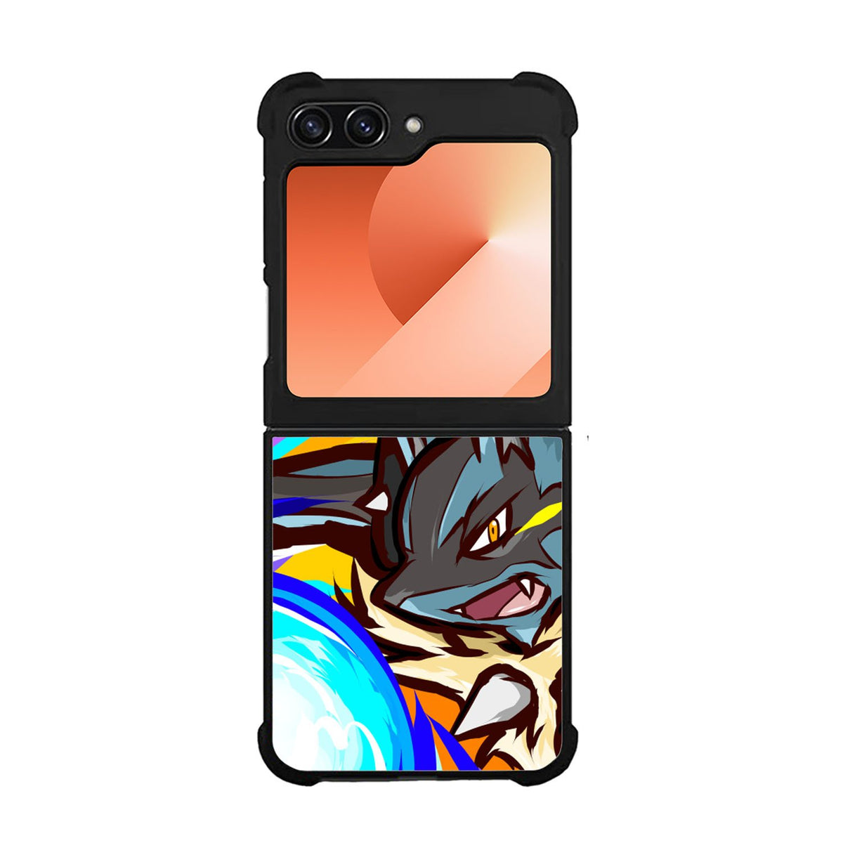 Lucario Mega evolution Pokemon Case Samsung Galaxy Z Flip 6 5G BC1351