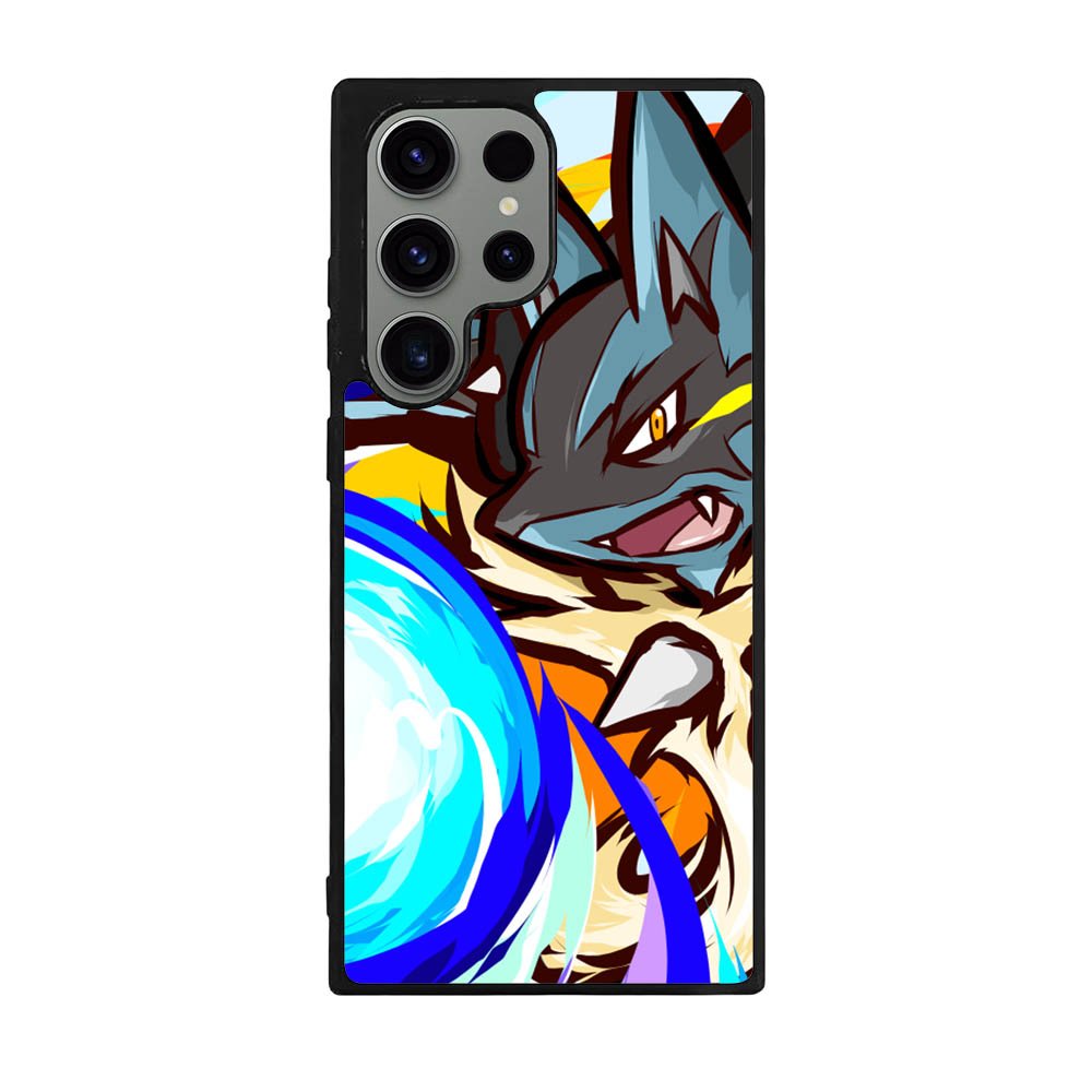 Lucario Mega evolution Pokemon Case Samsung Galaxy S25 Ultra 5G BC1351