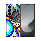 Lucario Mega evolution Pokemon Case Samsung Galaxy Z Fold 6 5G BC1351
