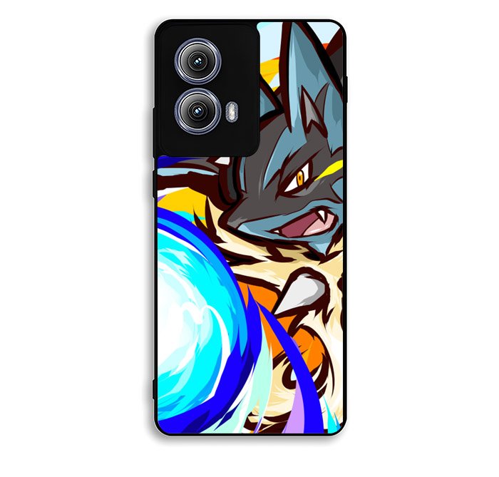 Lucario Mega evolution Pokemon Motorola Moto Edge 2024 Case BC1351