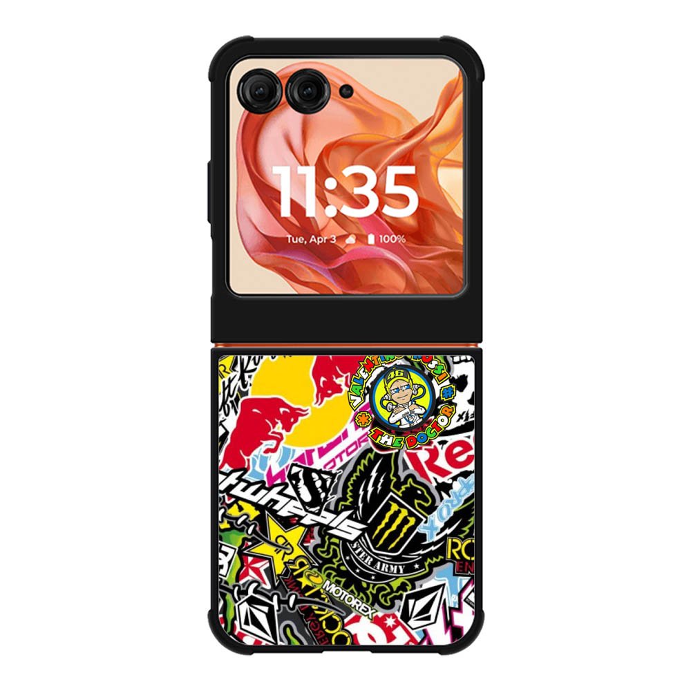 Sticker Bomb Motorola Moto Razr 2025/2024 , Moto Razr 60/50 Case BC1353