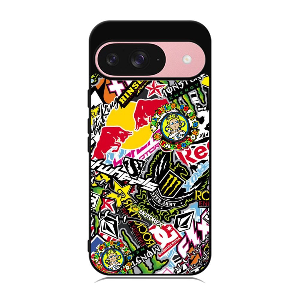 Sticker Bomb Case Google Pixel 9 BC1353