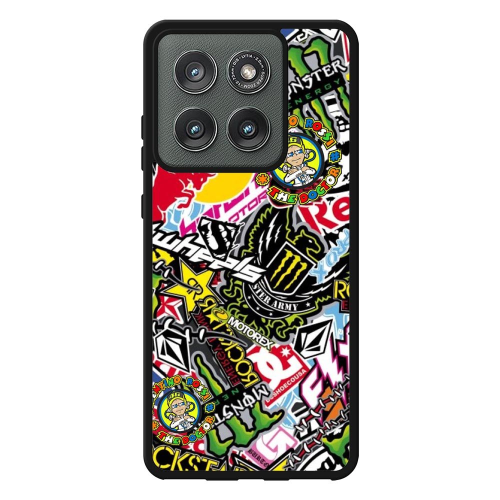Sticker Bomb Case Motorola Moto Edge 2025 BC1353
