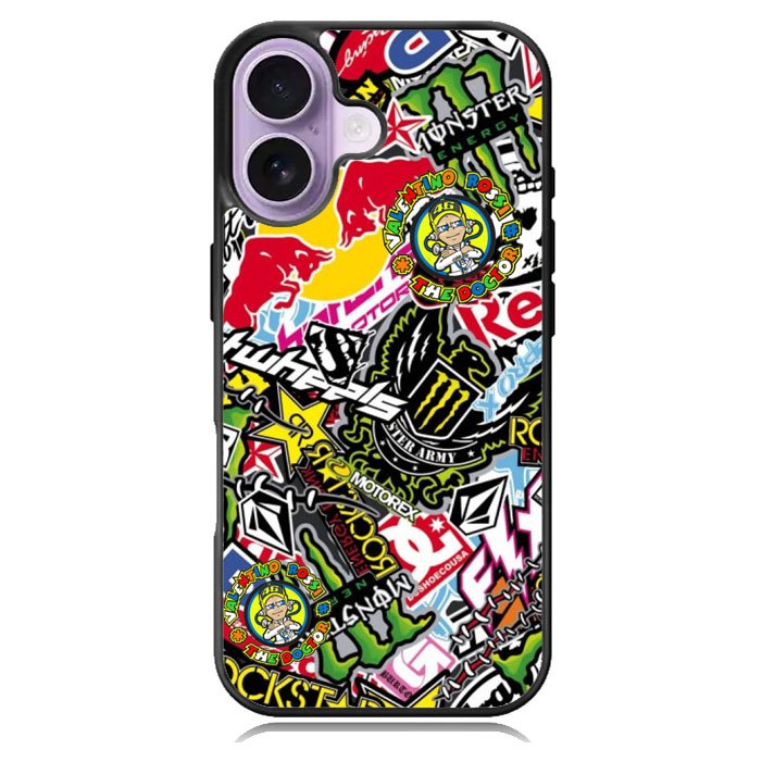 Sticker Bomb iPhone 17 Case BC1353