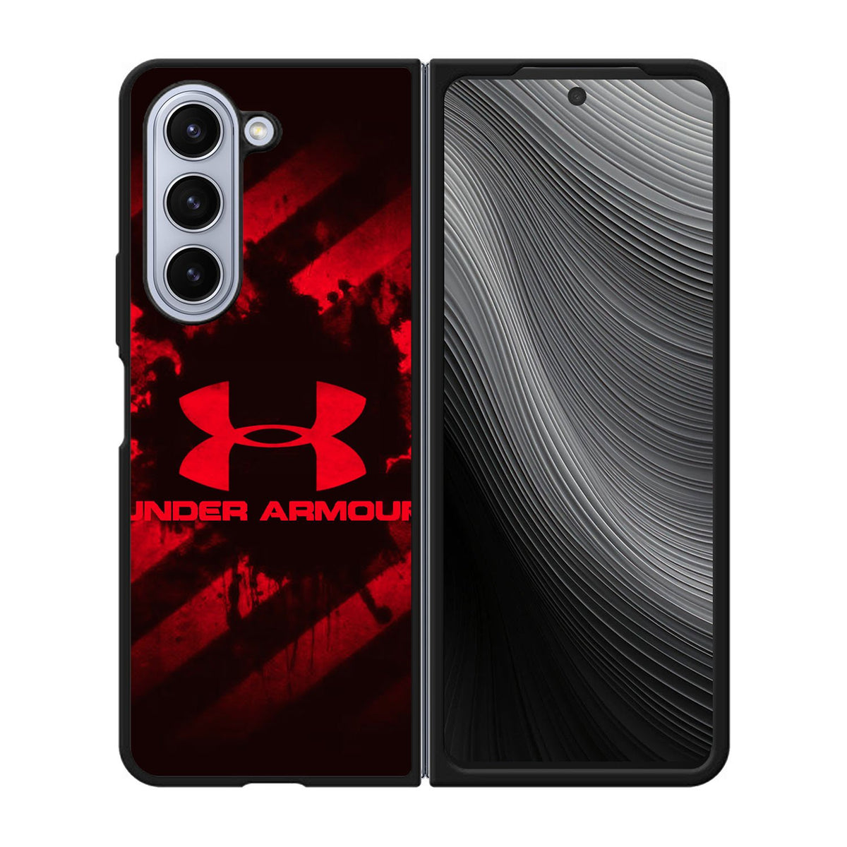 under armour red Case Samsung Galaxy z Fold 5 5G BC1355