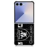 oakland raiders logo Samsung Galaxy Z Flip 7 Case BC1359