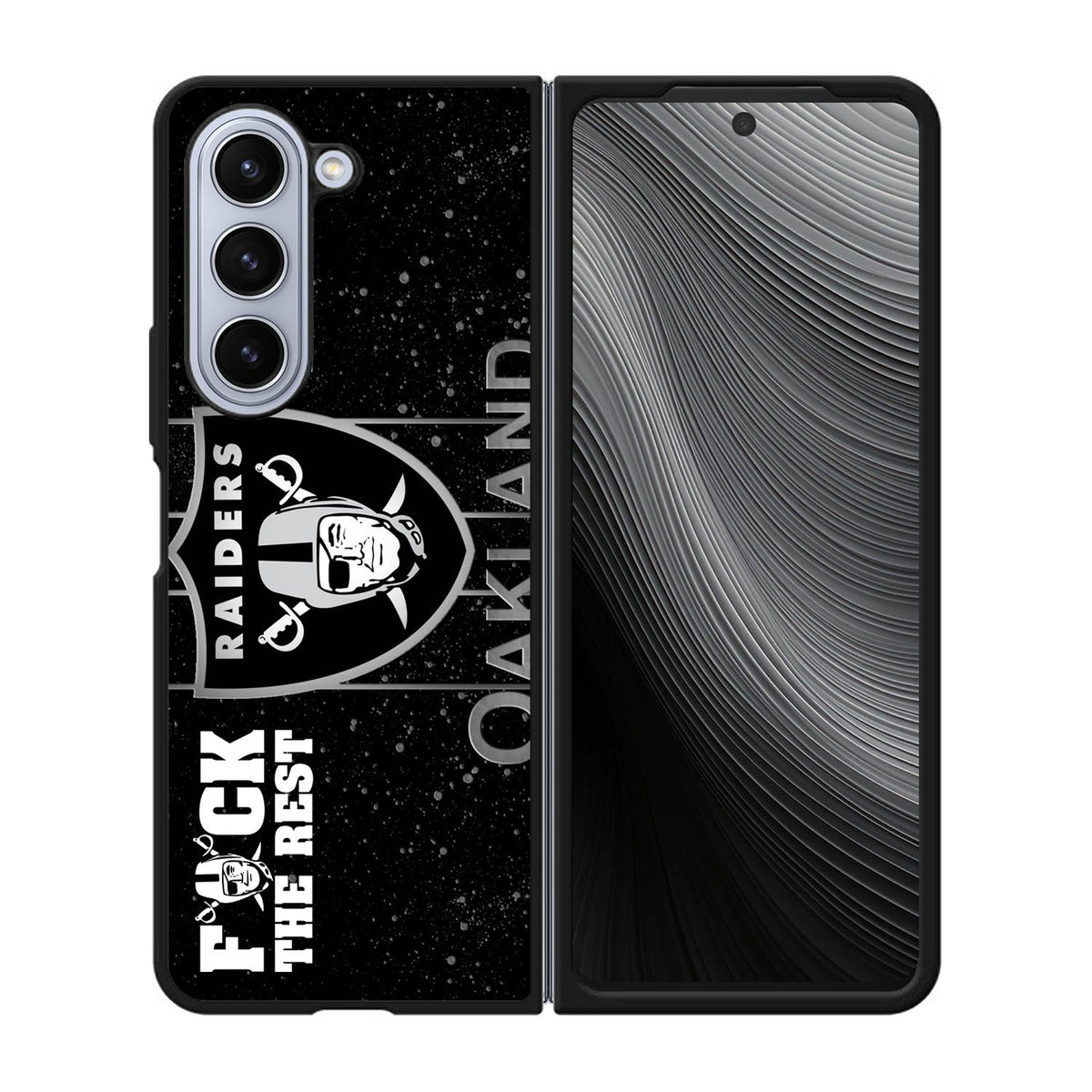 oakland raiders logo Case Samsung Galaxy z Fold 5 5G BC1359