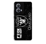 oakland raiders logo Motorola Moto Edge 2024 Case BC1359