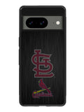 St Louis Cardinals Logo Wood Google Pixel 8a Case