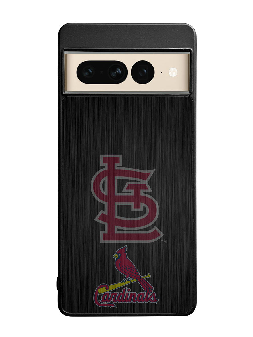 St Louis Cardinals Logo Wood Google Pixel 7 Pro Case