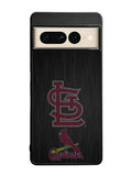 St Louis Cardinals Logo Wood Google Pixel 7 Pro Case