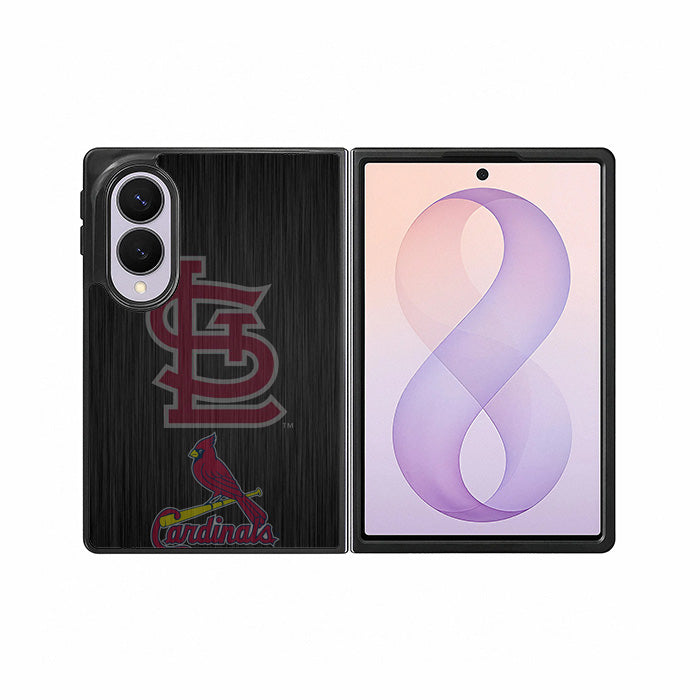 St. Louis Cardinals logo wood Samsung Galaxy Z Fold 8 Case BC1366