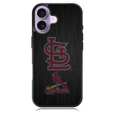 St. Louis Cardinals logo wood iPhone 17 Case BC1366