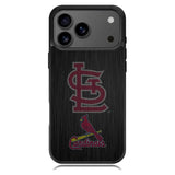 St. Louis Cardinals logo wood iPhone 17 Pro Case BC1366
