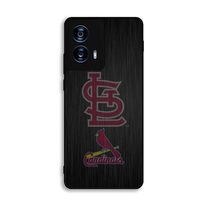 St Louis Cardinals Logo Wood Motorola Moto G Power 5G 2024 Case FE5067