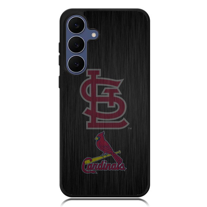 St. Louis Cardinals logo wood Samsung Galaxy S25 FE Case BC1366