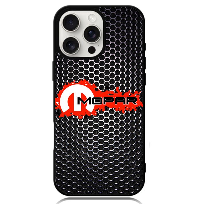 Mopar Black Logo Case iPhone 16 Pro BC1368